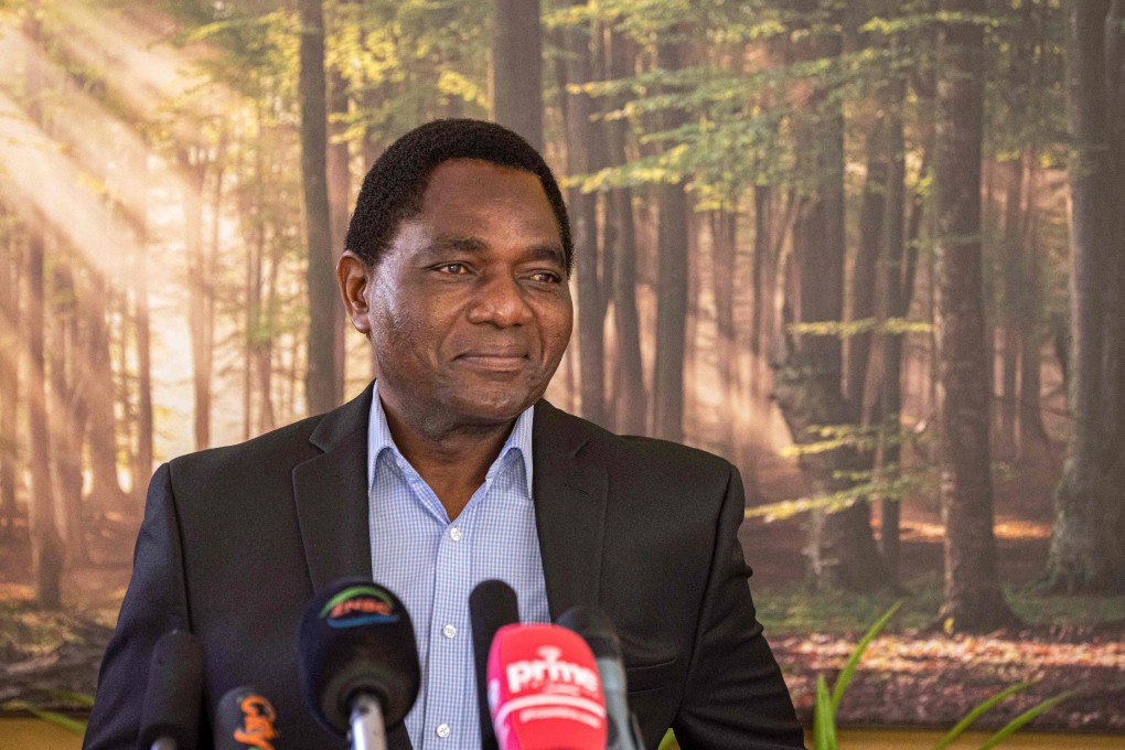 Zambia’s president-elect Hakainde Hichilema. Photo: AFP