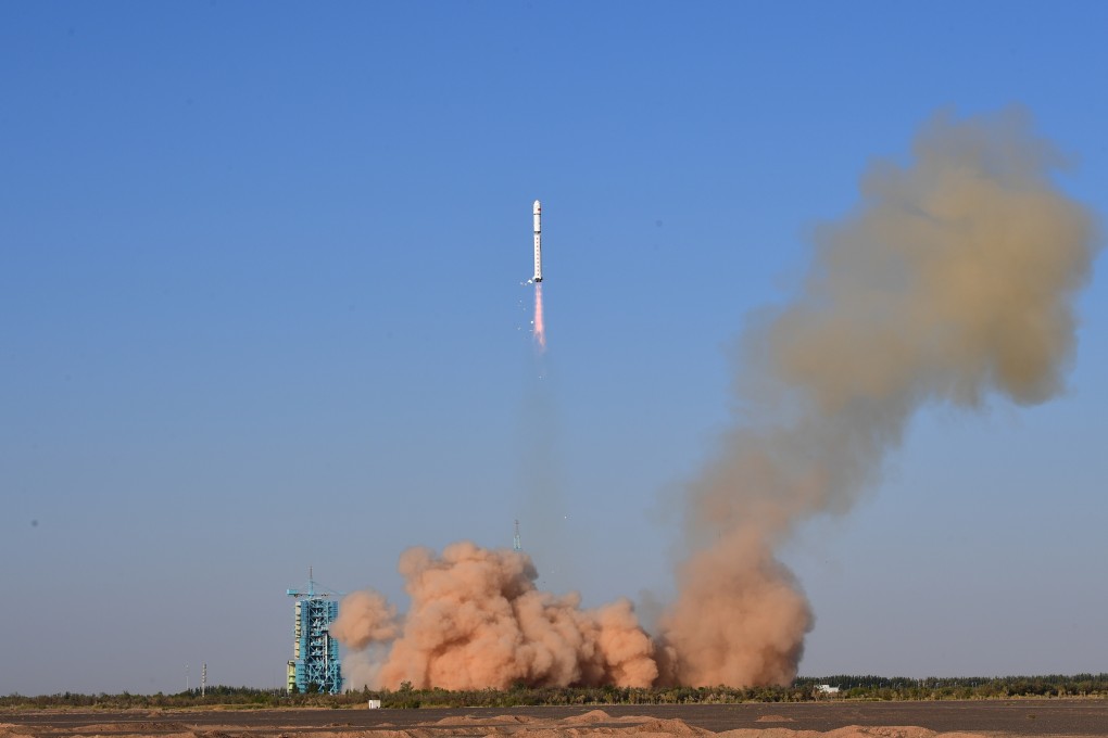 China’s Yunhai 1-02 satellite is sent into orbit from the Jiuquan launch centre in the Gobi Desert in September 2019. The probe disintegrated in March. Photo: Xinhua