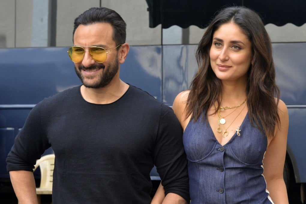 Saif Ali Khan and Kareena Kapoor Khan in Mumbai. Photo: Getty Images