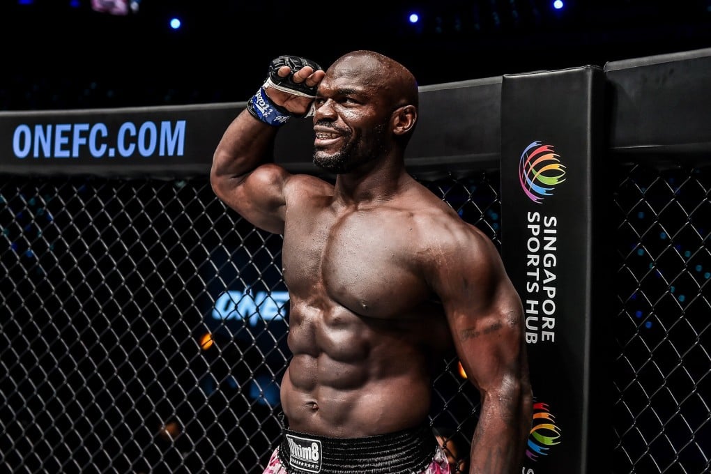 Alain Ngalani poses before his fight against Thomas Narmo. Photos: David Ash/ONE Championship