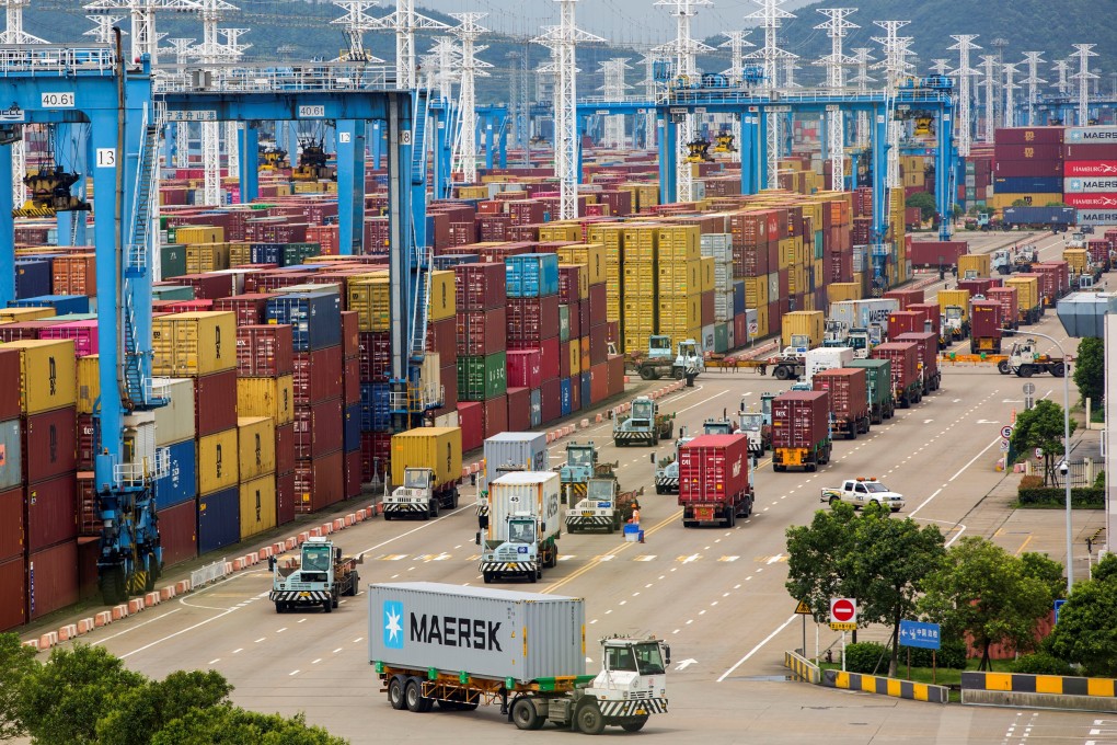 One of the terminals at China’s Ningbo-Zhoushan Port remains closed after a vaccinated worker tested positive for the coronavirus last week. Photo: Reuters