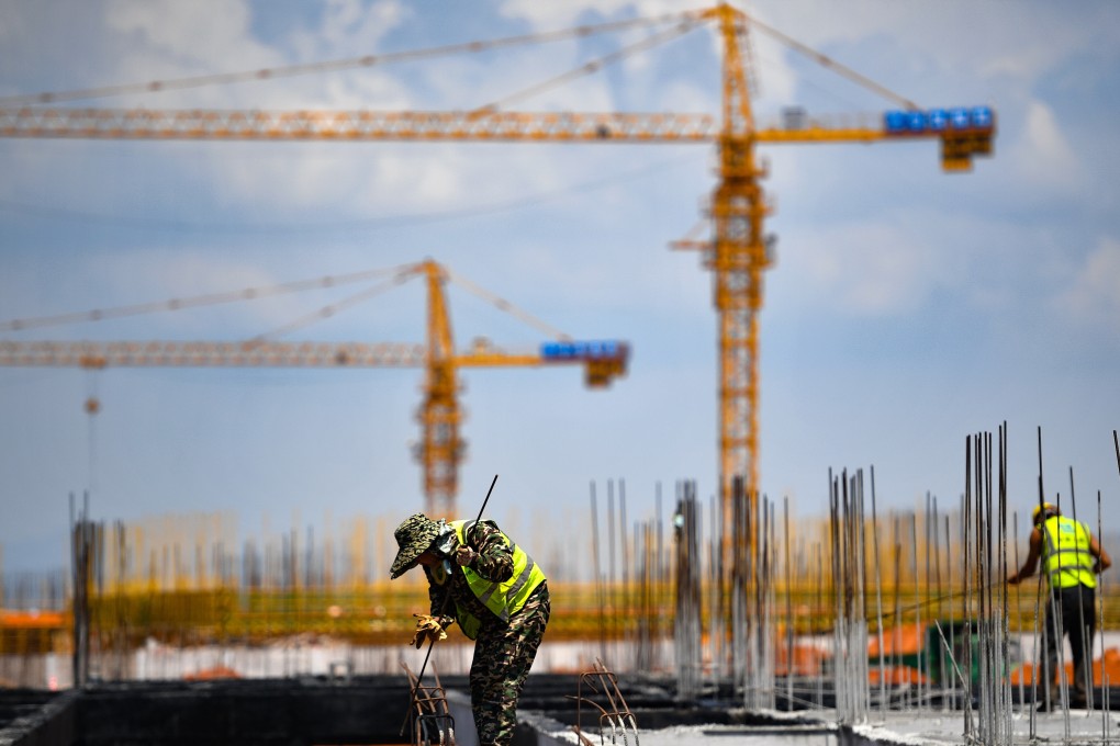 Chinese economic data for July confirmed a broad-based slowdown across key indicators, including the fixed-asset investment. Photo: Xinhua