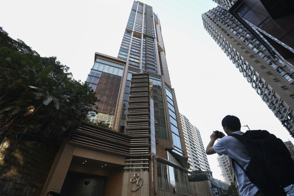 Exterior view of the luxury development 39 Conduit Road, Mid-Levels. Photo: Nora Tam