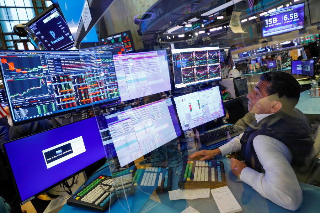 A trader works on the floor of the New York Stock Exchange on July 28, 2021. Photo: Reuters
