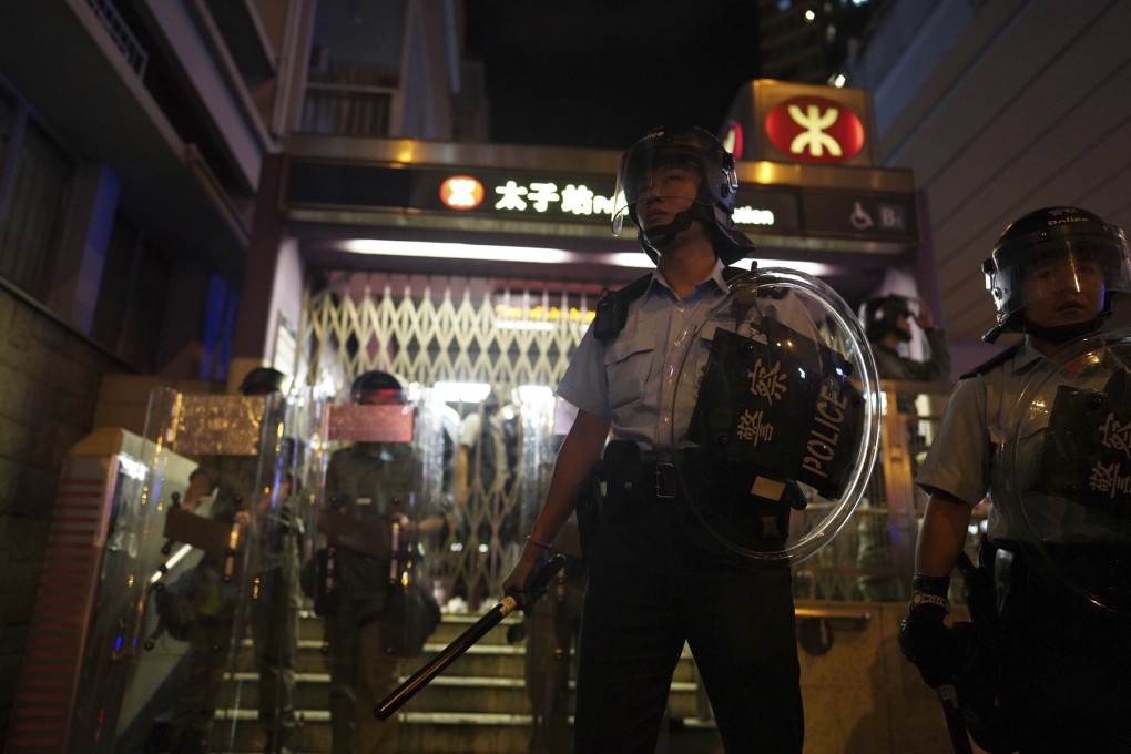 The 15-year-old defendant was arrested as police chased protesters into Prince Edward MTR station on the night of August 31, 2019. Photo: AP