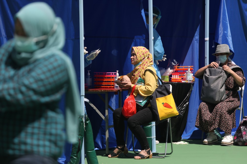 The city’s domestic workers come mainly from the Philippines and Indonesia. Photo: Xiaomei Chen