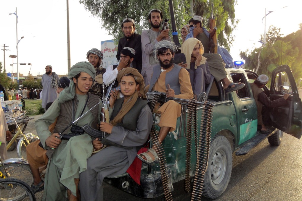 Taliban fighters patrol in Kandahar, southwest Afghanistan. Photo: AP