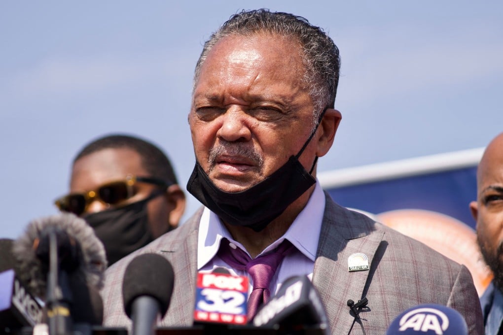 Jesse Jackson and his wife are being treated at a Chicago hospital. Photo: AFP