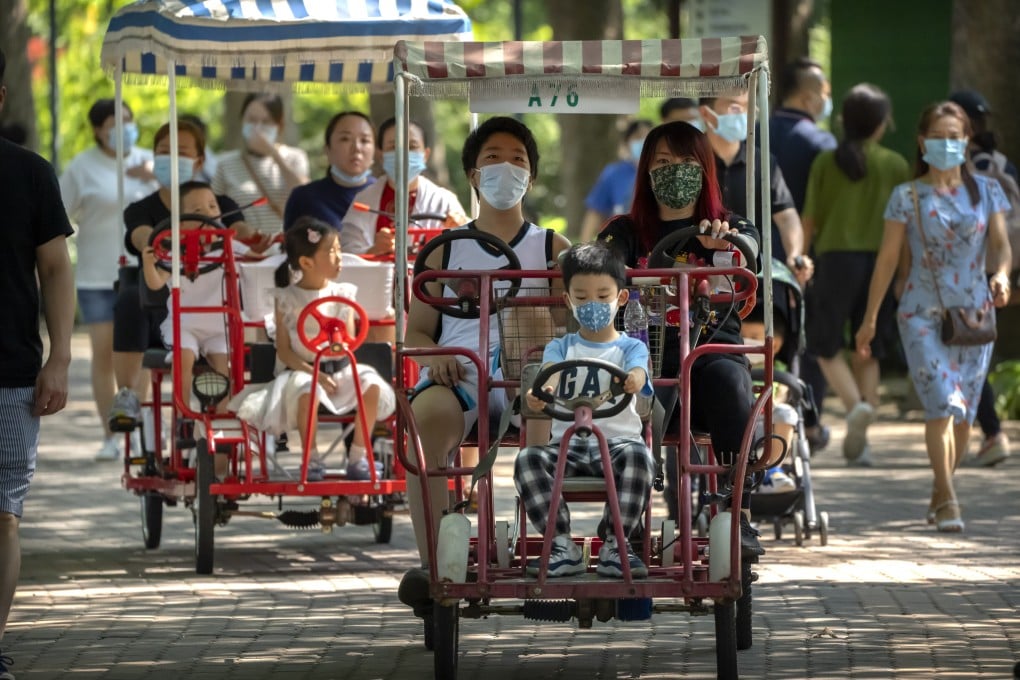 China’s birth rates have dropped to a level that could see the population start to decline. Photo: AP