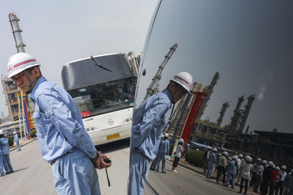 A Sinopec facility on the outskirts of Beijing. Sinopec, China’s largest oil refiner and petrochemical producer, aims to also become the country’s No. 1 hydrogen company by 2025. Photo: Simon Song