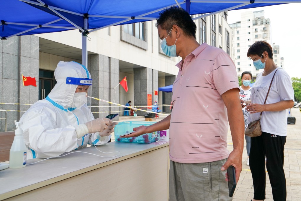 Mass testing has been part of the response as China has faced a fresh wave of infections. Photo: Xinhua