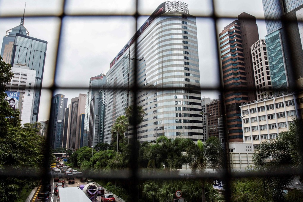 The China Evergrande Centre in Hong Kong’s Wan Chai district offers harbour views. Photo: AFP
