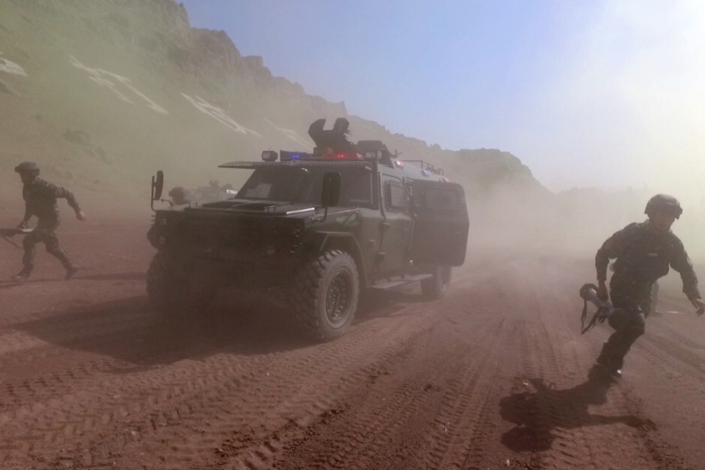 China and Tajikistan have held a joint anti-terror drill as Beijing moves to bolster its security ties in Central Asia. Photo: Xinhua