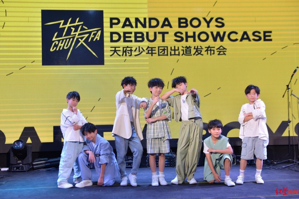 New Chinese boy band Panda Boys have been engulfed in scandal since their first performance, with members as young as 7-years-old prompting criticism the boys are being exploited. Photo: Handout