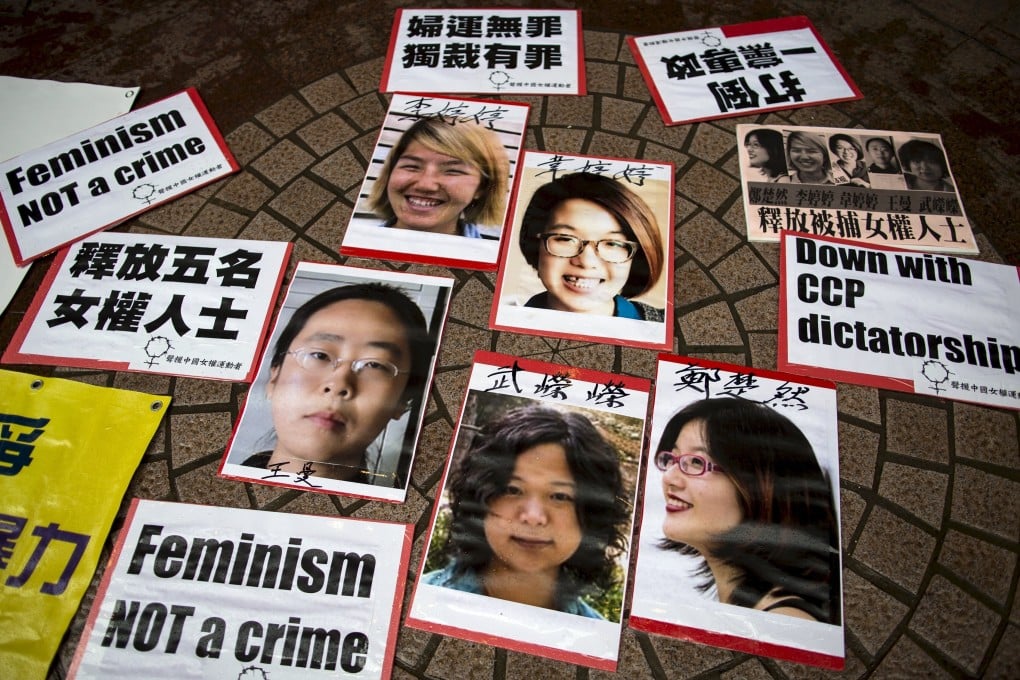 Five Chinese women's rights advocates are among those charged with “picking quarrels and provoking trouble”. Photo: Reuters