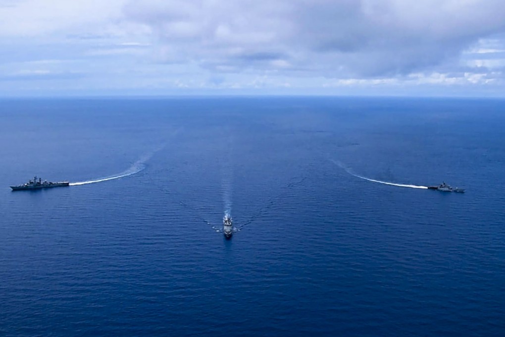 Pictures from this week’s drill by the Indian and Philippine navies. Photo: Facebook