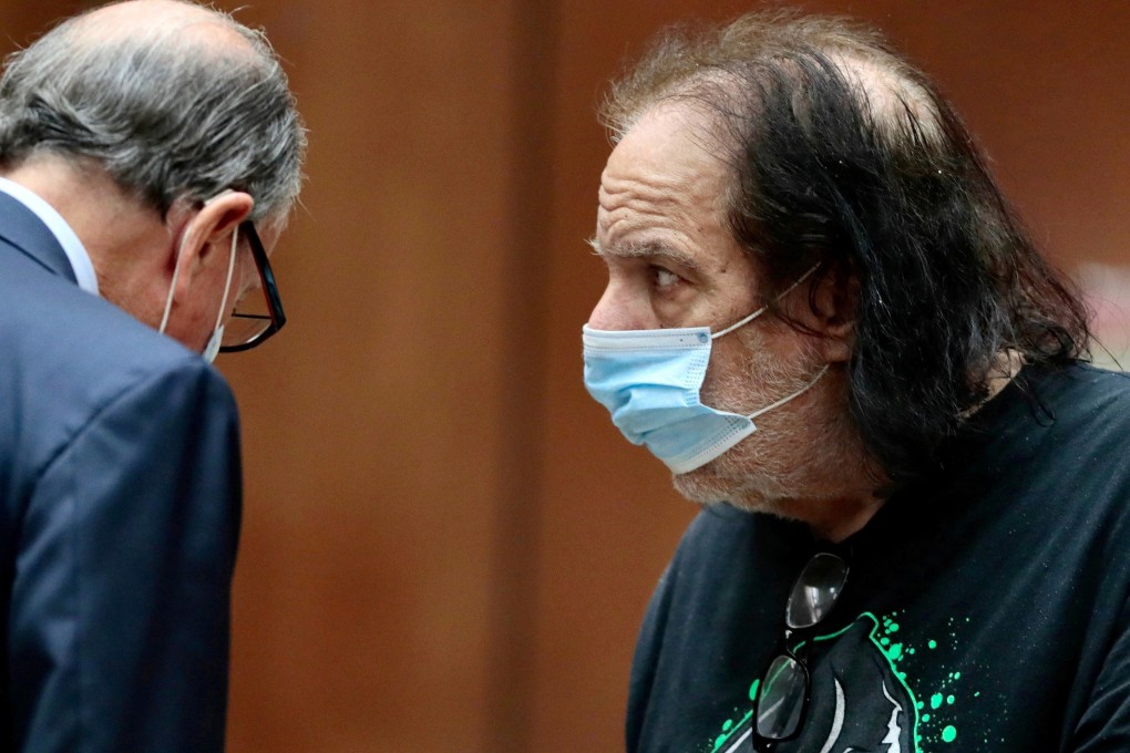 Adult film star Ron Jeremy at Los Angeles Criminal Court in California on Monday. Photo: Reuters
