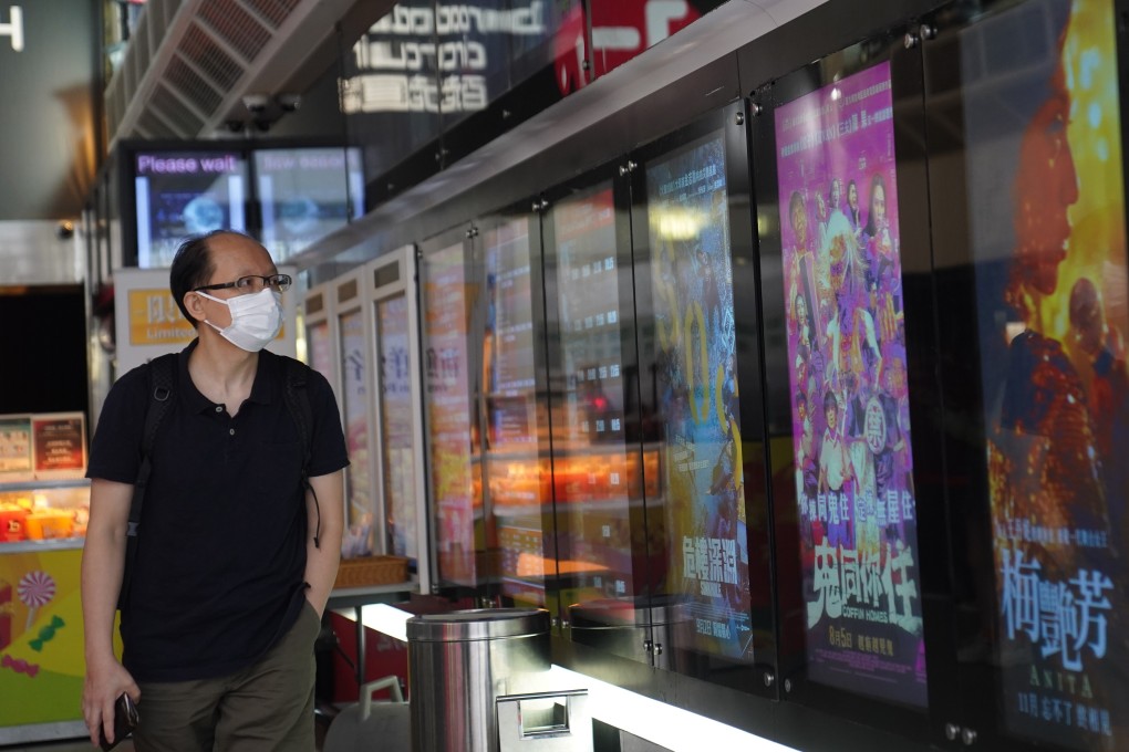 A moviegoer at Broadway Circuit Cinema at Mong Kok. Hong Kong authorities are moving to tighten their grip over what films can screen in the city. Photo: SCMP / Sam Tsang