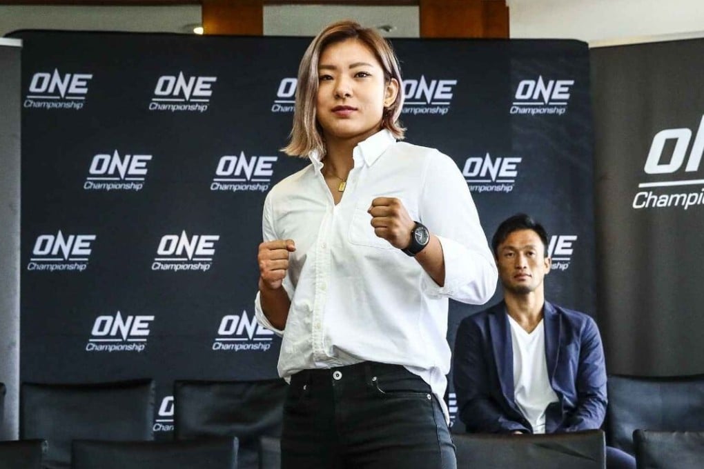 Itsuki Hirata poses at a press conference in Japan. Photos: ONE Championship