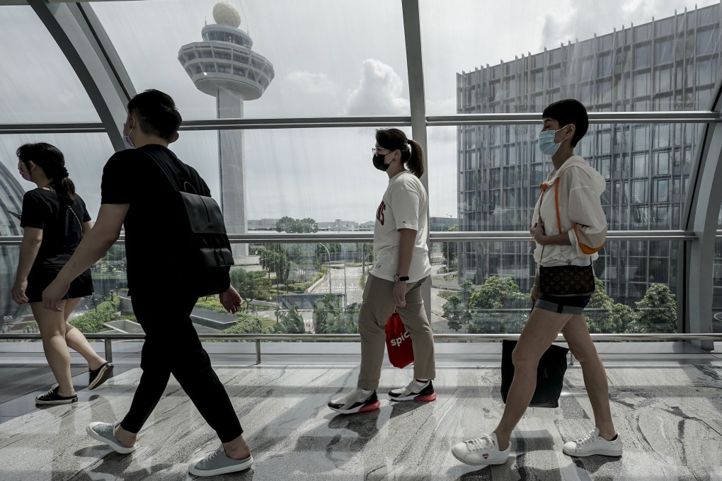 Some 80 per cent of Singapore’s total population has been fully immunised. Photo: EPA-EFE
