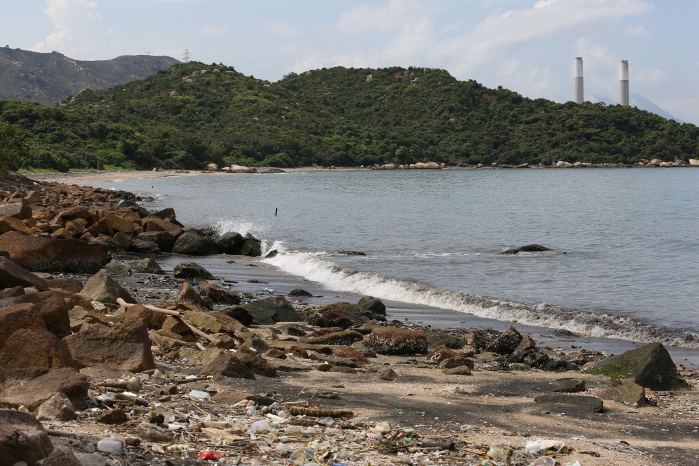 A view of the beach in the vicinity of Lung Kwu Tan Road in Tuen Mun, near where the Shenzhen-bound speedboat departed on Wednesday night. Photo: Nora Tam