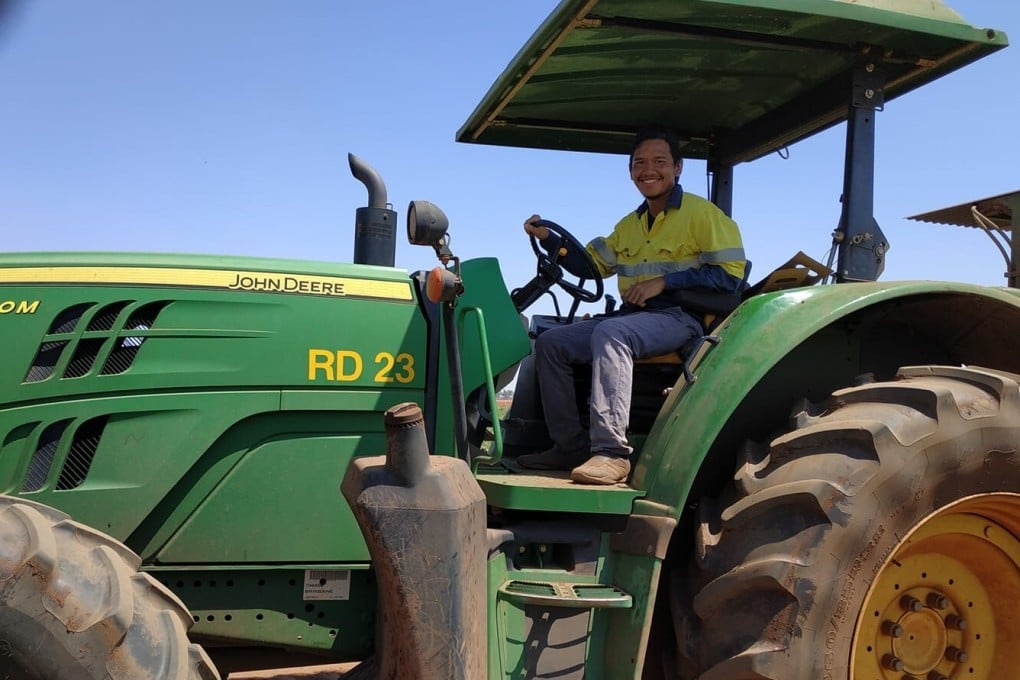 Indonesian Audi Melsom has documented his experience of working on farms in Australia on YouTube. Photo: Audi Melsom