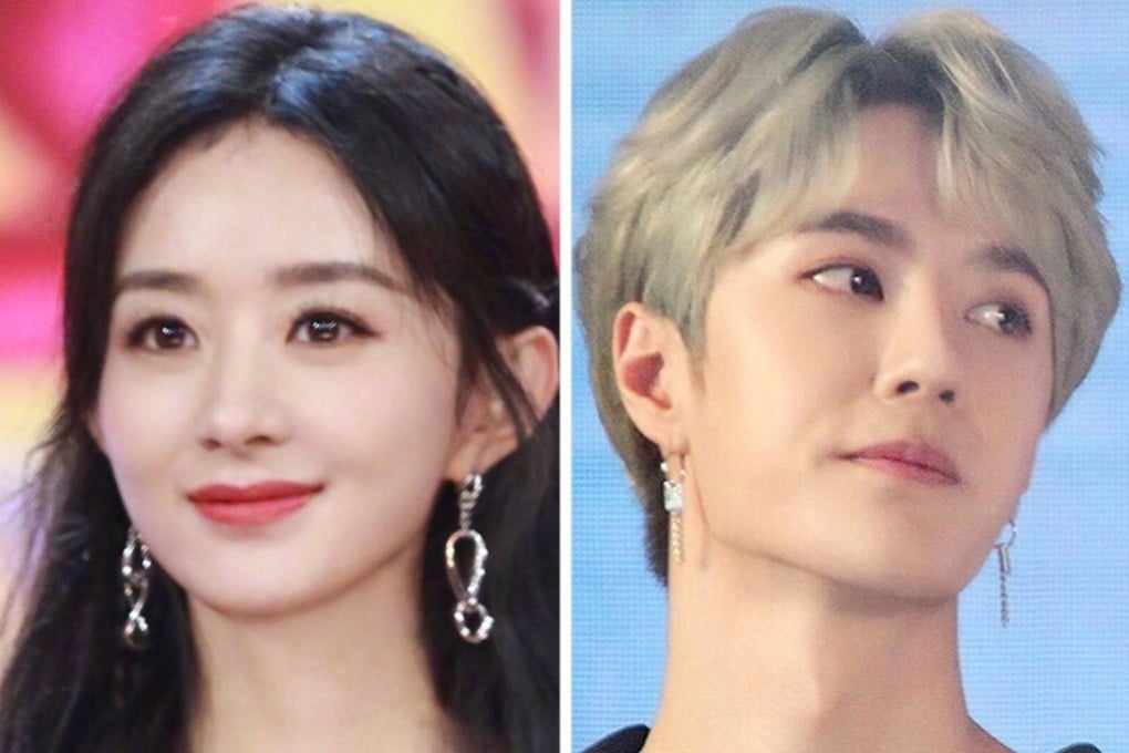 Fans Zanilia Zhao Liying (left) and Wang Yibo battled online after a rumoured collaboration. Photo: Handout