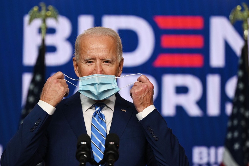 The administration of US President Joe Biden will soon decide whether to continue exempting from China tariffs some medical goods that are in demand during the pandemic, such as face masks. Photo: AFP