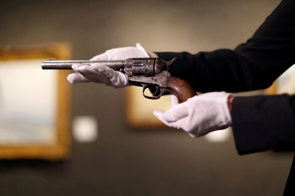 The Colt single-action Army revolver used to kill Billy the Kid. Photo: Reuters