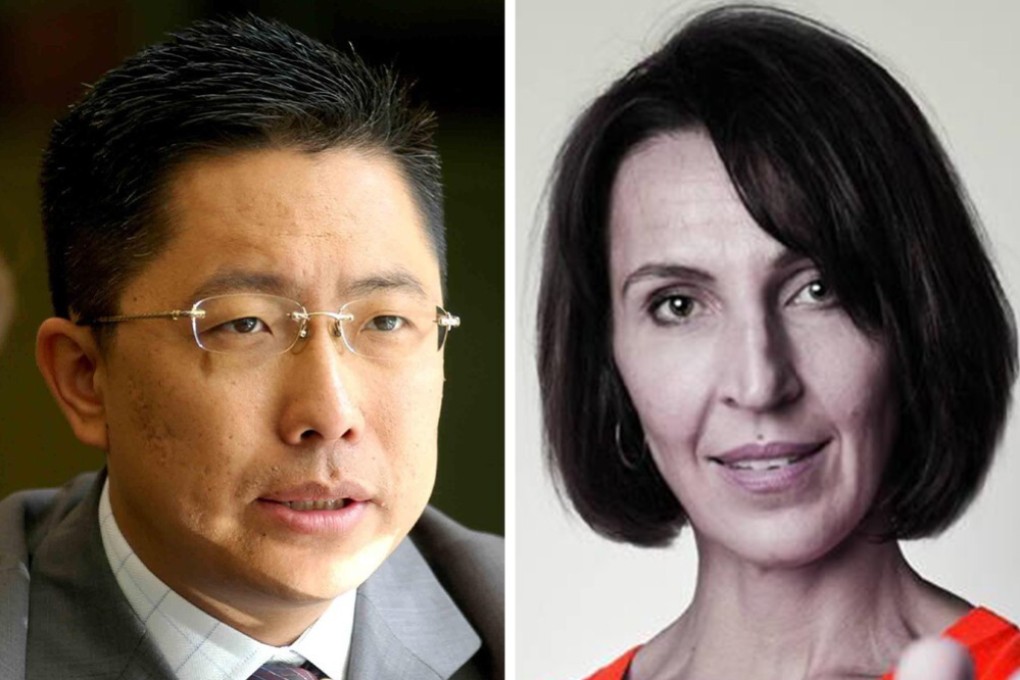 The American ex-wife of Crazy English founder Li Yang, has accused him of beating one of their daughters. Photo: Artwork