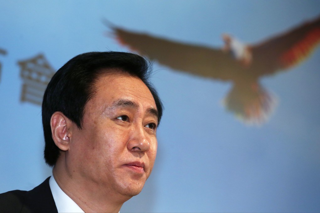 Evergrande chairman Hui Ka-yan admitted the company he founded was at risk of default. Photo: Nora Tam