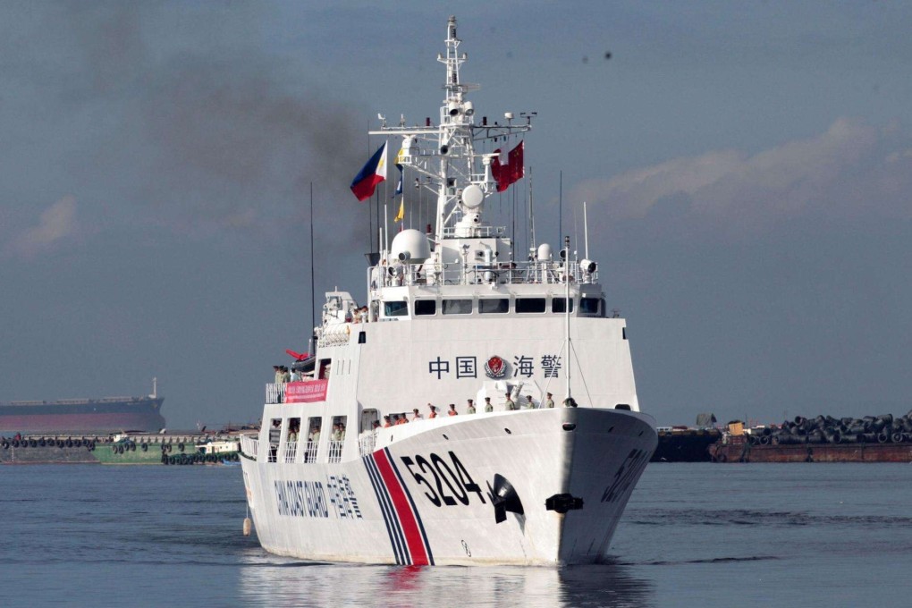 The reporting system for foreign vessels entering and leaving China’s territorial water was added to the Maritime Traffic Safety Law which was revised in April. From Wednesday foreign ships must report ship ID and cargo information to China’s maritime administrations. Photo: Weibo