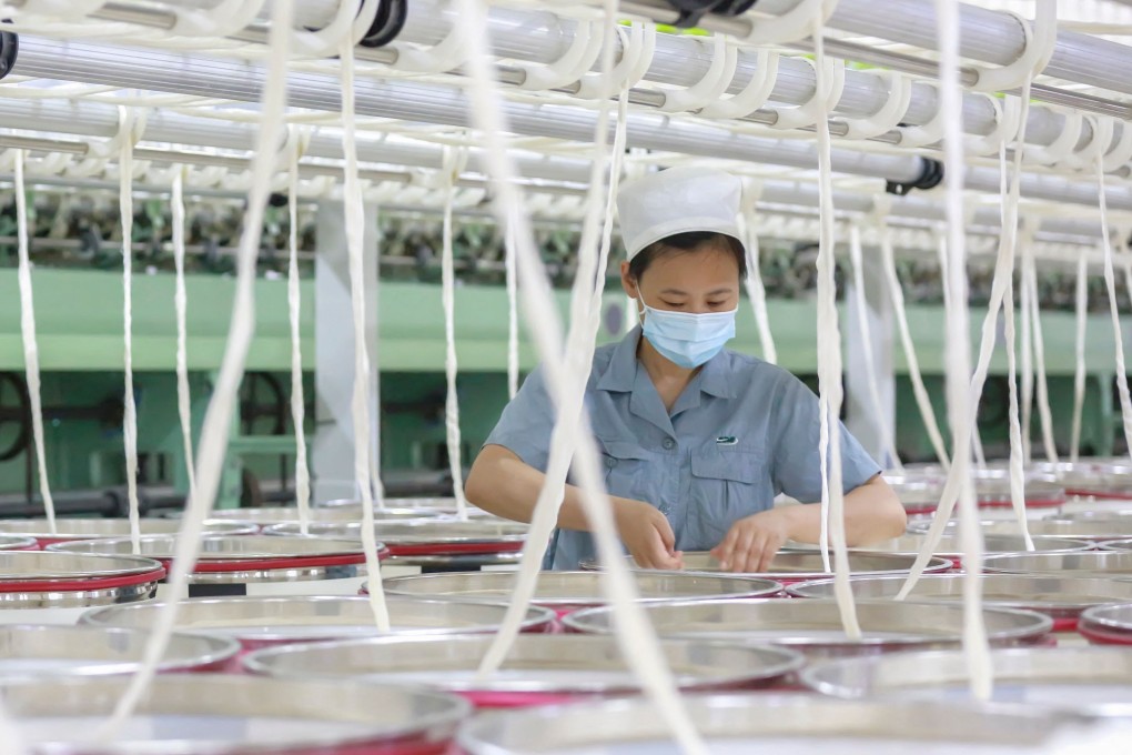 China’s official manufacturing purchasing managers’ index (PMI) fell to 50.1 in August, from 50.4 in July. Photo: AFP