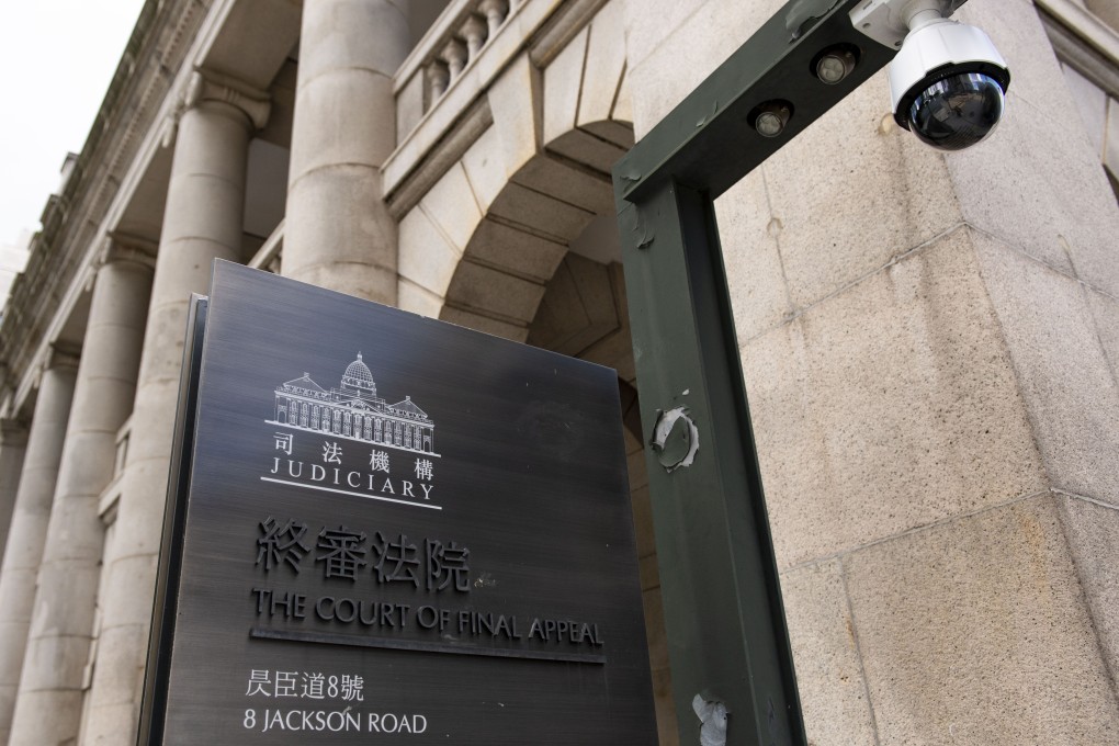 The Court of Final Appeal is hearing a case regarding the legality of charges brought against a former opposition lawmaker. Photo: Warton Li