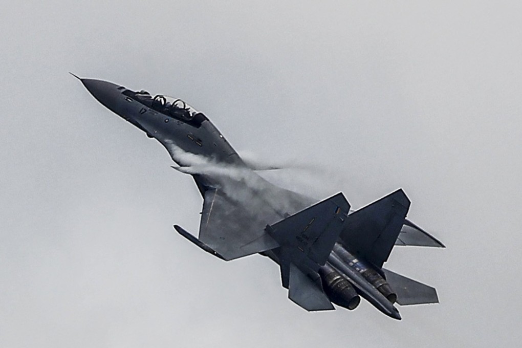 India will take six of its Russian-made Sukhoi SU-30 fighter jets, like the one shown, to Japan to take part in joint exercises in the coming months. Photo: EPA