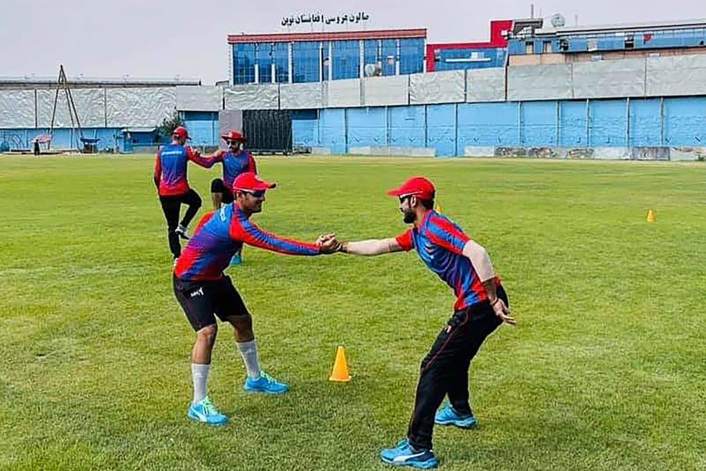 Cricketers in Kabul resume training ahead of their one-day series against Pakistan, expected to take place in Sri Lanka in two weeks. Photo: Afghanistan Cricket Board / AFP