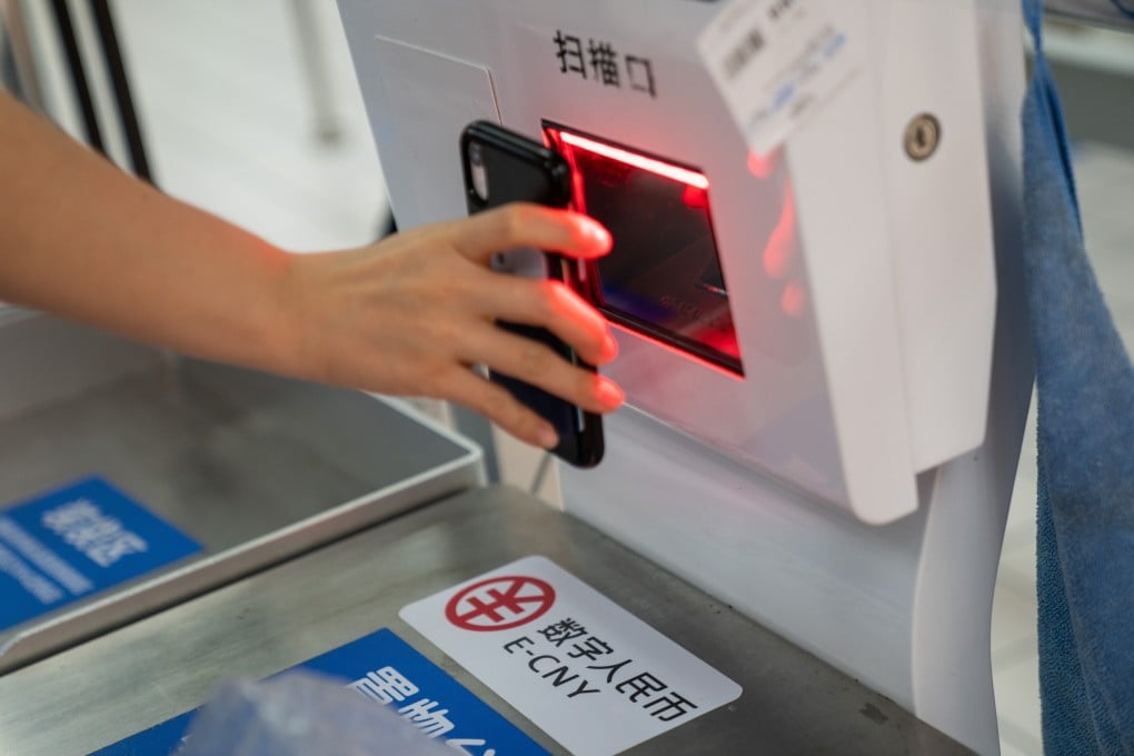 China’s digital yuan is one of the most advanced CBDC initiatives in the world with a total of 70.75 million transactions carried out covering around 34.5 billion yuan (US$5.3 billion). Photo: Bloomberg