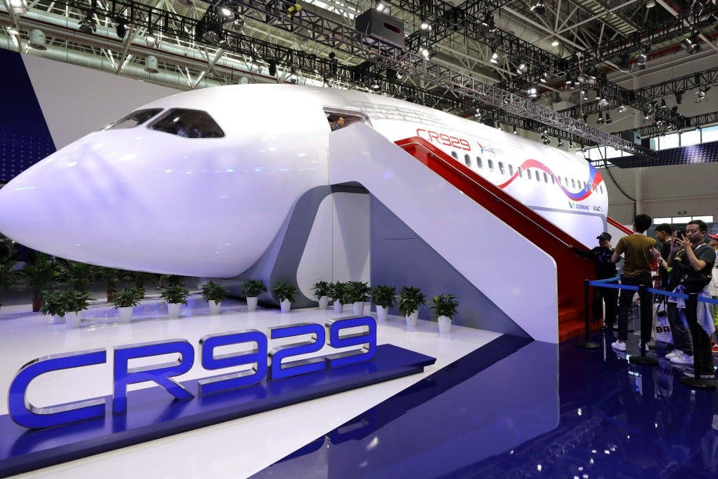 The CR929 has been in the works since the collaboration between China’s Commercial Aircraft Corporation of China (Comac) and Russia’s United Aircraft Corporation (UAC) in 2018. Photo: Dickson Lee