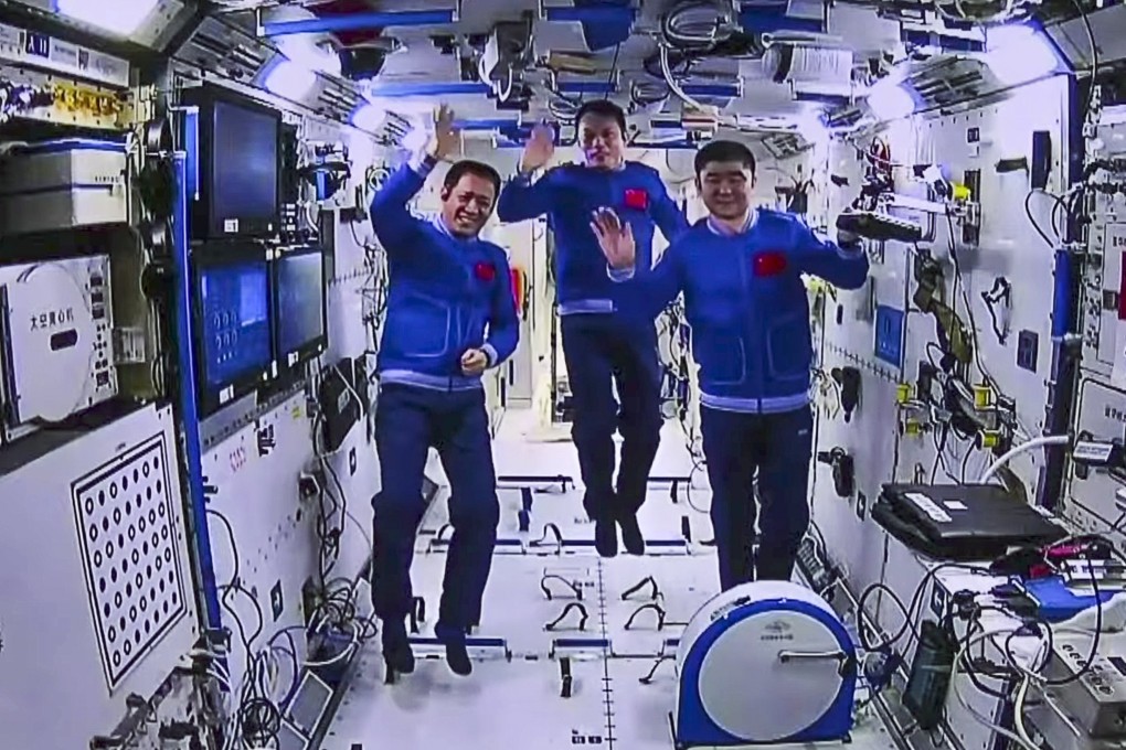 The Chinese astronauts have been on a hectic schedule to conduct more than 1,000 experiments and carry out various other missions. Photo: Handout