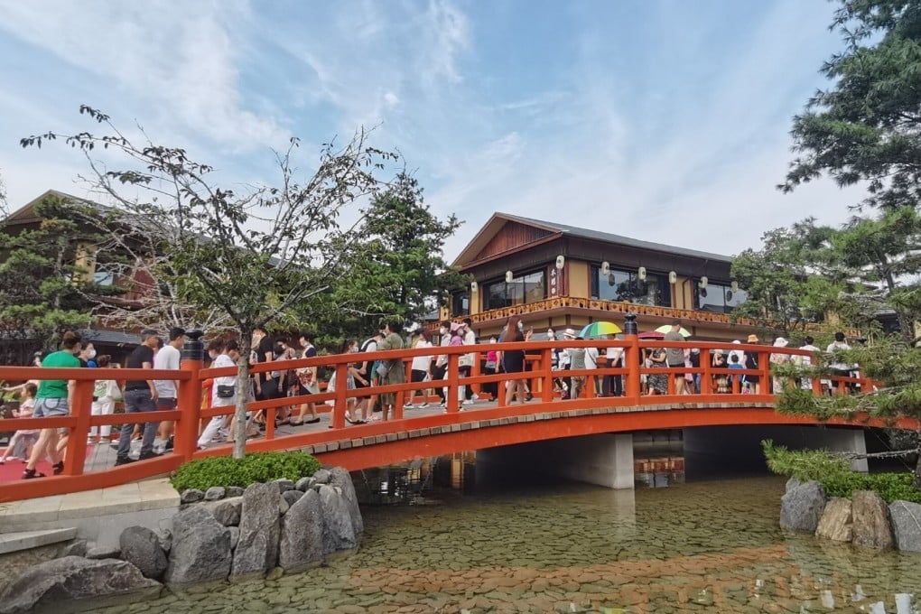 Tang Little Kyoto is located in the city of Dalian in northeast China. Photo: Weibo