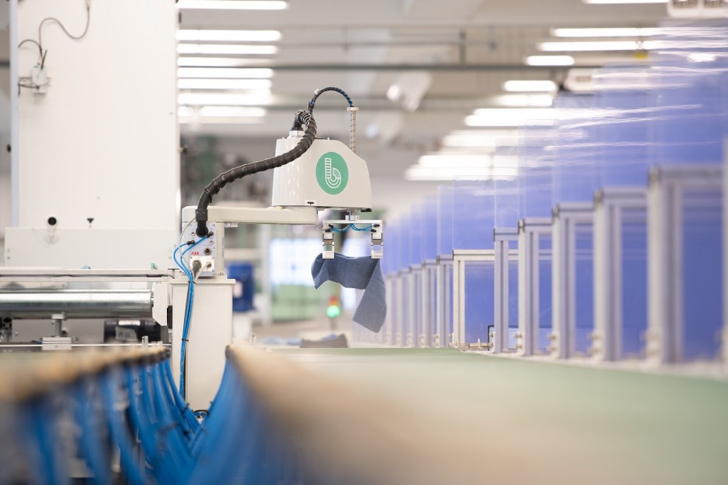 The Billie “upcycling” system at work at Novetex Textiles' factory at the Tai Po Industrial Estate in Hong Kong on December 18, 2019. Photo: Handout