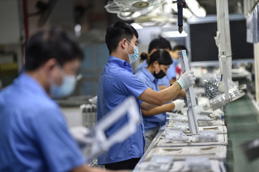 For the first 20 years of its membership of the WTO, China focused on traditional manufacturing. Photo: AFP