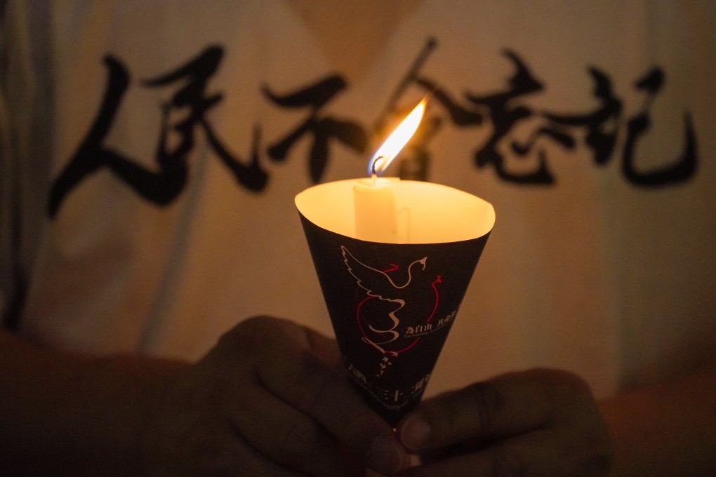 The group behind Hong Kong’s annual Tiananmen Square vigil have said they will not comply with a police demand for information. Photo: Felix Wong