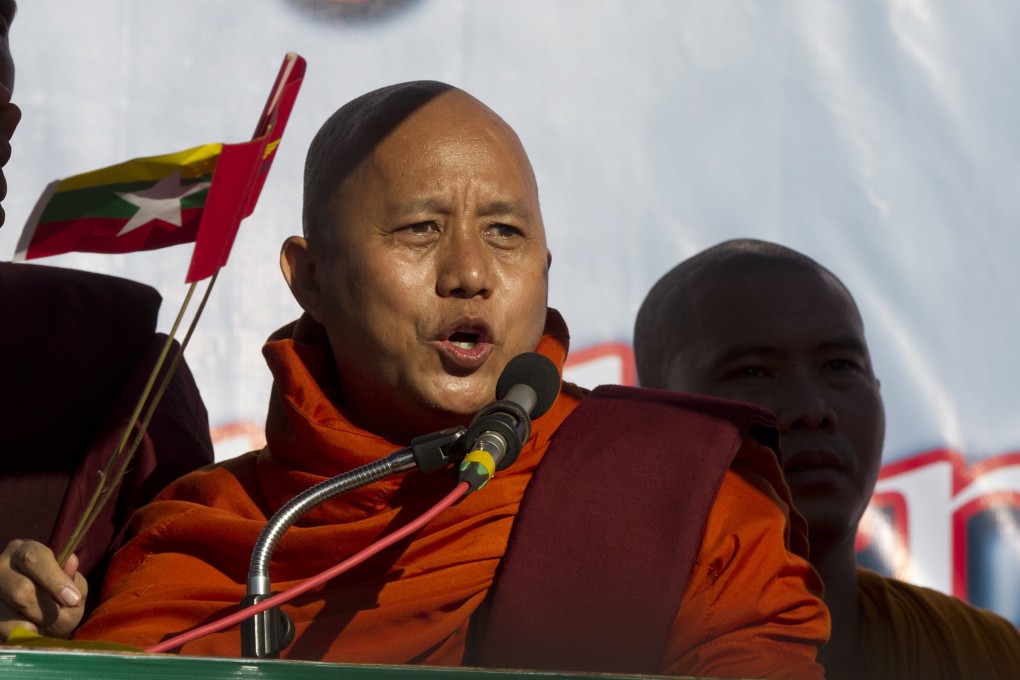 Wirathu founded a nationalist organisation that was accused of inciting violence against Muslims. Photo: AP