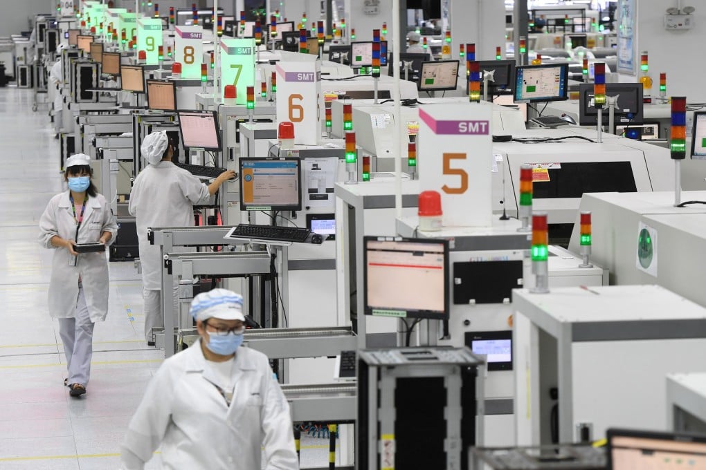 China saw an increase in exports of mechanical, electrical and hi-tech products last month. Photo: Getty Images