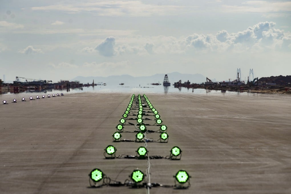 The third runway features some 14,000 ground lights to help guide pilots. Photo: Winson Wong