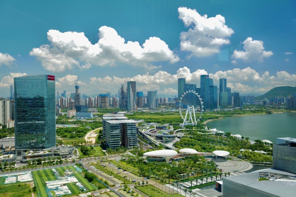 A view of the Qianhai Bay, in Shenzhen city. Photo: China News Service