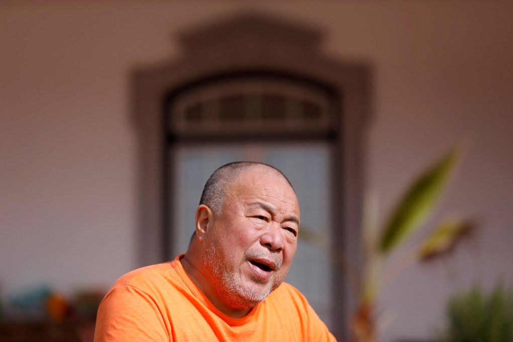Chinese dissident artist Ai Weiwei speaks during an interview with Reuters in Montemor-O-Novo, Portugal in March. Photo: Reuters