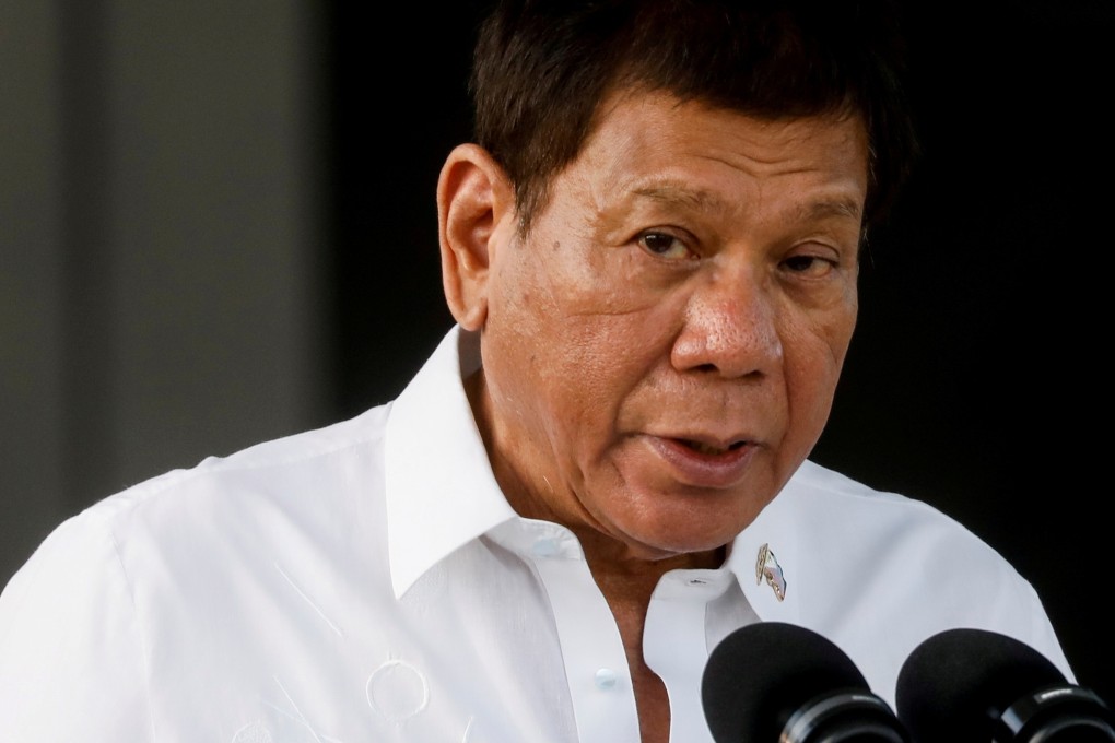 Philippine President Rodrigo Duterte said his decision to accept the VP nomination was driven by love of country, and because he wants to see ‘continuity’ in his efforts. Photo: Reuters
