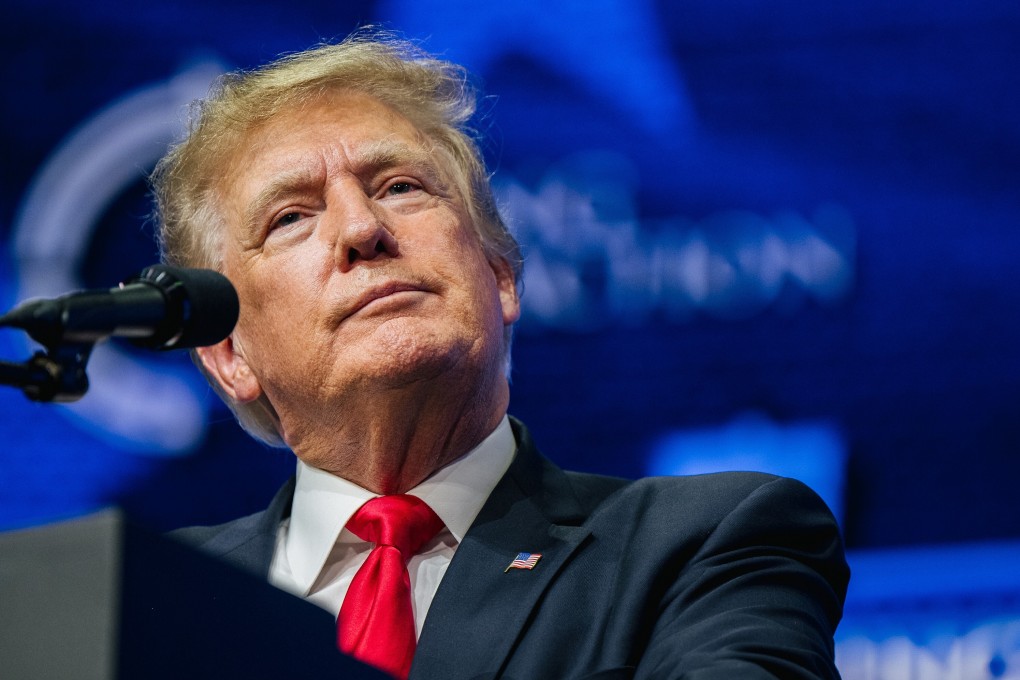 Former US President Donald Trump speaks during a rally in Phoenix, Arizona, in July. Photo: TNS